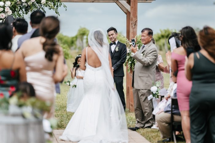 Christine & Junya wedding at Providence Vineyard — photo 2